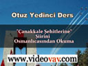 Osmanlıca Dersleri 37